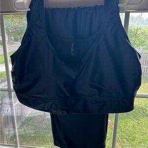 Torrid Swim Set Racerback Top and Crop Capri